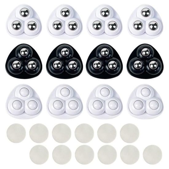 Lot De 24 Roulettes à Billes Autocollantes - Pour Déplacer Meubles Et électroménager Lourd