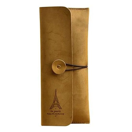 Eco-Fused Boussole Rétro Steampunk Avec Chaîne & Pochette Faux Cuir – Navigation Précise Randonnée Cosplay Pirate