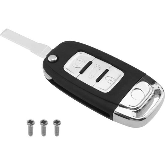 2 Pièces Coque De Clé De Voiture Pliable Compatible Avec Opel,2 Boutons