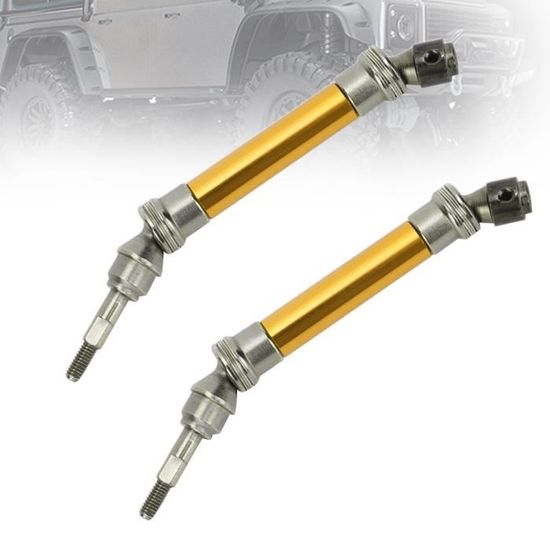 JIA Traxxas Slash avant CVD arbre de transmission à trois étages jaune