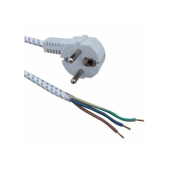 Cordon Alimentation Fer à Repasser 3m - 3G1mm² | Remplacement Prise 2P+T 16A