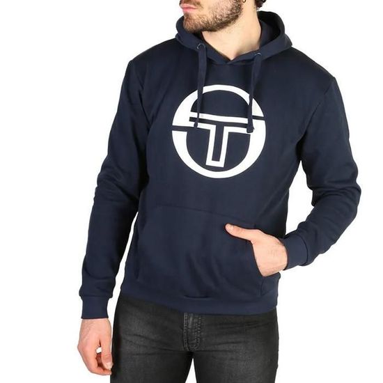 Sweat à capuche Marine Homme Sergio Tacchini Stadium Bleu - Prêt-à-Porter