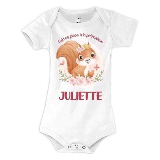 Body Bébé Prénom Juliette – Trop Mignon Avec Humour Personnalisé !