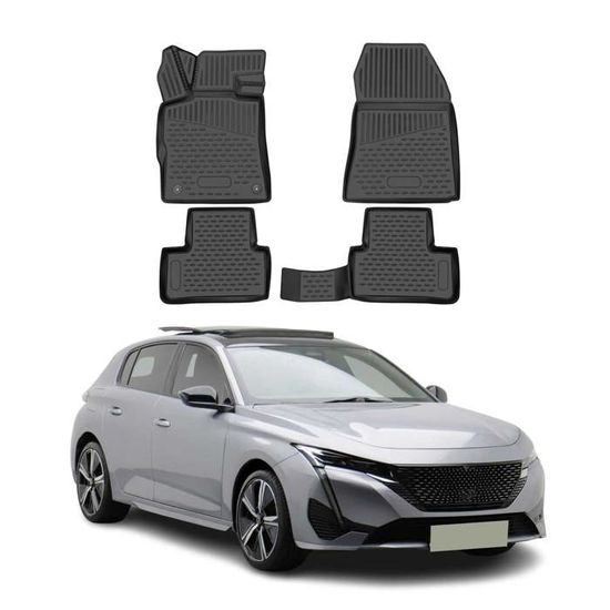 OMAC Tapis de sol pour Peugeot 308 2021-2025 sur mesure en caoutchouc ...