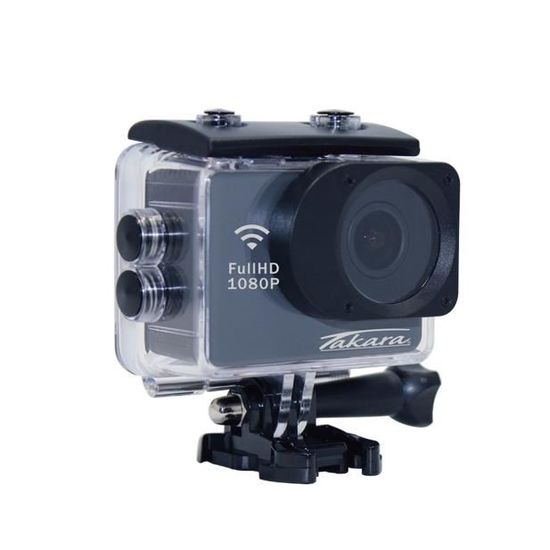 Caméra Action Motion Max 5K - Étanche 20m - Double Écran - Micro Sans Fil - Avec Carte 64Go