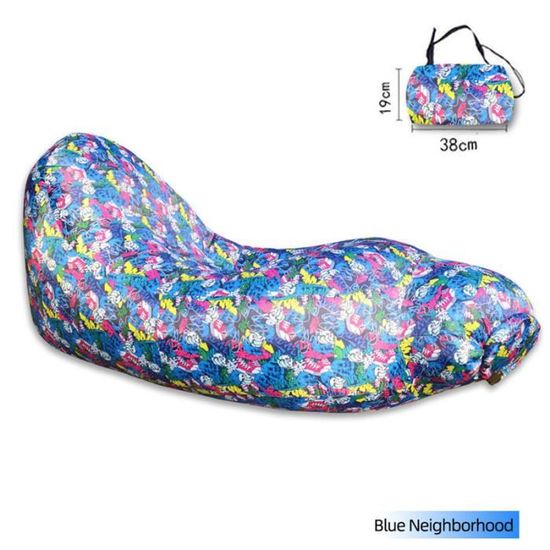 Canapé Gonflable Avec Sac De Rangement Pour Les Voyages, Le Camping, La