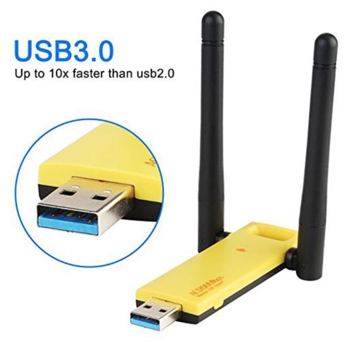 Antenne Bi-bande Wifi Adaptateur USB 3.0 Réseau Sans Fil à Longue Portée Gain Elevé Pièce de Rechange
