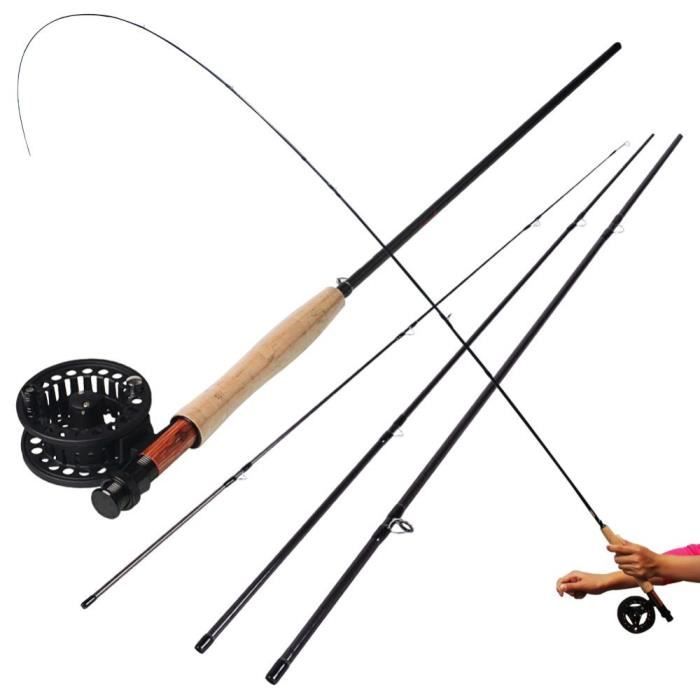 Canne Mouche – Comparer les prix des Canne Mouche pour Explopur Canne à pêche à la Mouche + Moulinet Combo + Caisse