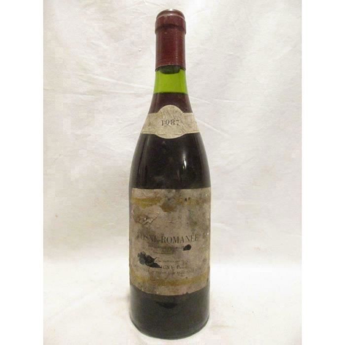 vosne-romanée pascal chevigny (étiquette fragile et abîmée) rouge 1987 - bourgogne