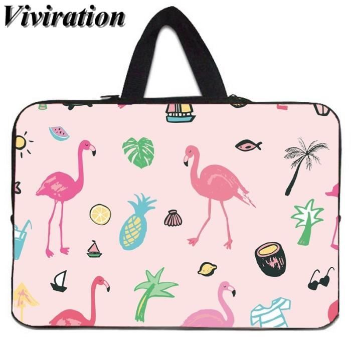 Sacoches & Housses Ordinateur,Viviration housse de transport pour HP MacBook Air 11-Google Chromebook - Type Flamingo006-14 pouces