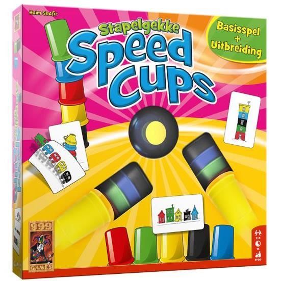 999 Games jeu d'action Stacky Speed Cups 6 joueurs