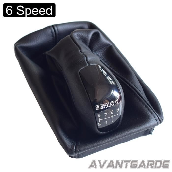 Pièces Auto,Pommeau de levier de vitesse à 6 vitesses avec démarrage en cuir,pour Mercedes Benz classe E W211 - Type AVANTGARDE