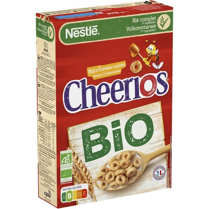 Cafe Moulu - LOT DE 2 - CHEERIOS : Céréales au miel bio 375 g