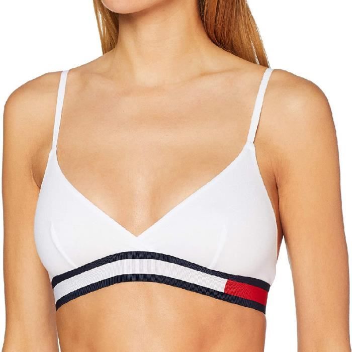 Soutien-Gorge Triangle Blanc femme Tommy Hilfiger Color Block
