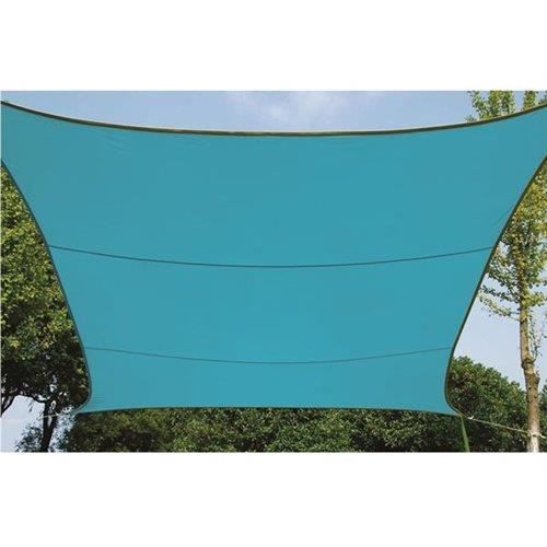 Voile Solaire - Carré - 5 X 5 M - Couleur : Bleu Ciel