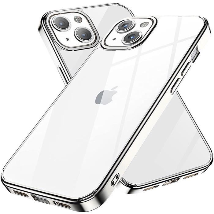 Coque Silicone Pour iPhone 13 mini Argenté PROSHOP®
