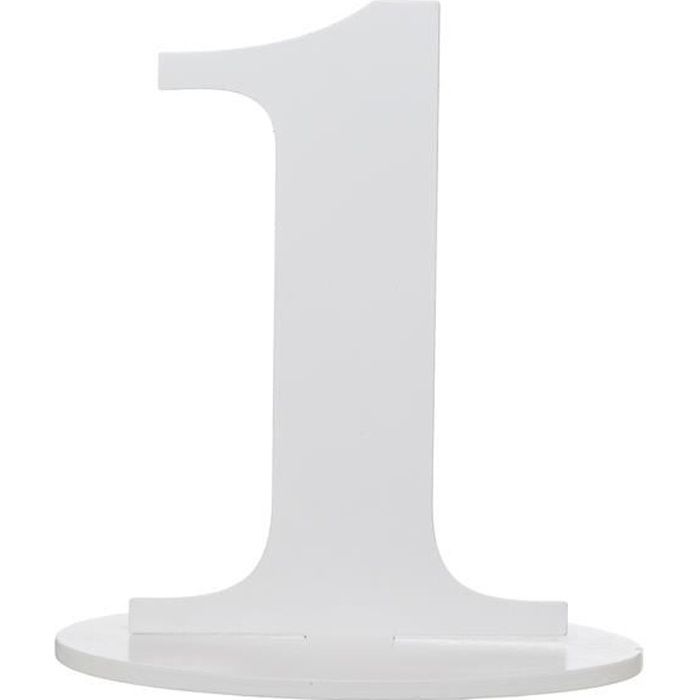 SANTEX 5051-1, Grand chiffre Anniversaire vertical