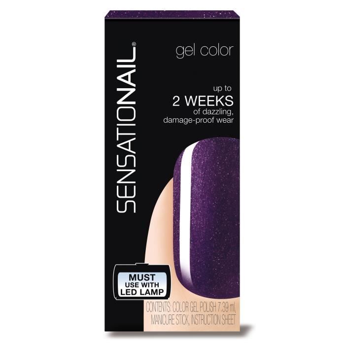 SENSATIONAIL - Vernis gel semi permanent - Purple Orchidée