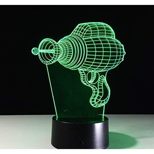3D Lampe Illusion Optique Led Veilleuse 3D Perceuse Électrique Lampe 7 Couleur Led Veilleuses Pour Enfants Touch Led Usb Table