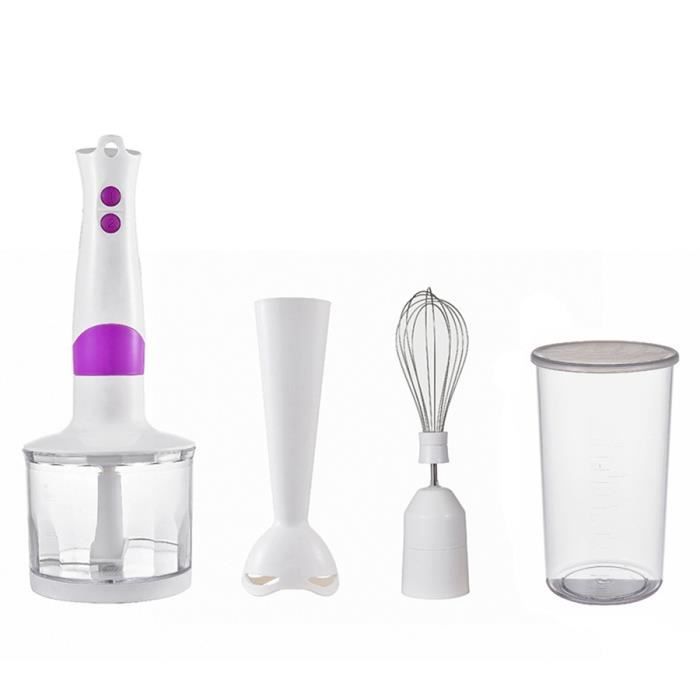 Ensemble de 3 PièCes de Batteur à Oeufs pour CompléMents Alimentaires pour Enfants, MéLangeur éLectrique à Main Trois en Un, Prise