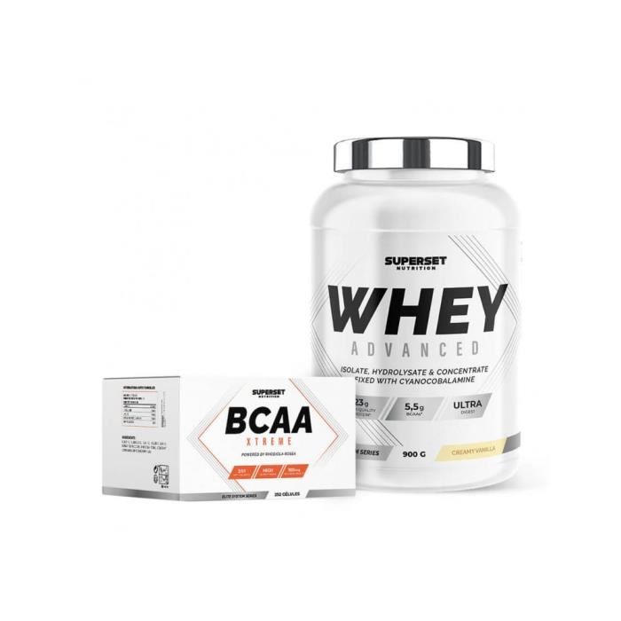 Programme Muscle Recovery | Whey Protéine | BCAA Xtreme | Prise de muscle sec | Superset Nutrition