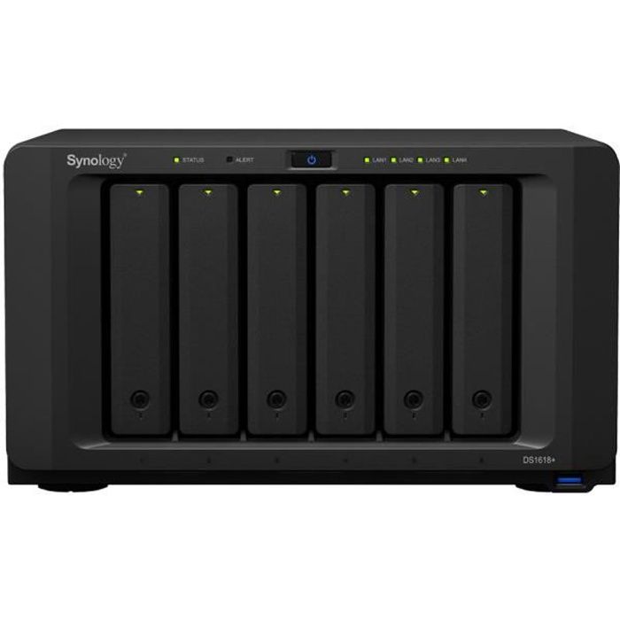 SYNOLOGY Système de stockage SAN/NAS Synology DiskStation DS1618+ - 6 x Total de compartiments