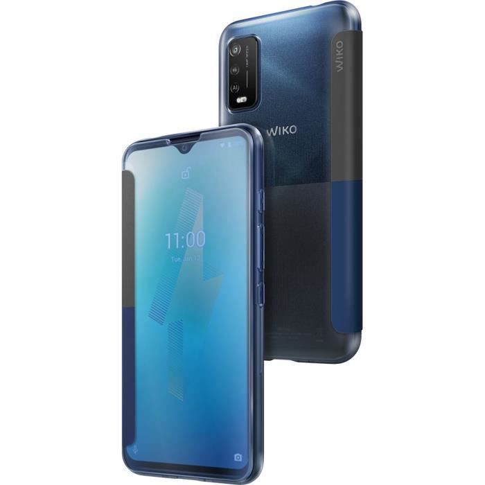 Etui clapet Folio NIGHT BLUE WIKO POWER U10