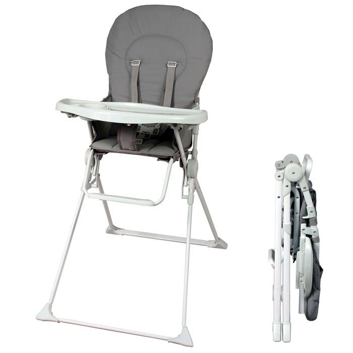 Chaise Haute Bébé Pliable Bebeconfort Keeny – Compacte, Voyage, De 6 Mois à 3 Ans (15 Kg) – Gris Chaud
