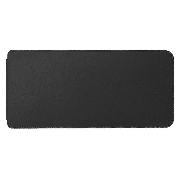 Étui de protection pour clavier sans fil en cuir PU léger et portable 30 x 14 x 1 cm pour Magic Keyboard 2 noir