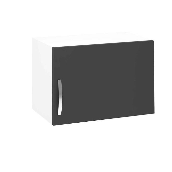 Meuble haut de cuisine avec 1 porte coloris gris - Hauteur 40 x Longueur 60 x profondeur 35 cm Meuble haut de cuisine avec 1 porte coloris gris - Hauteur 40 x Longueur 60 x profondeur 35 cm