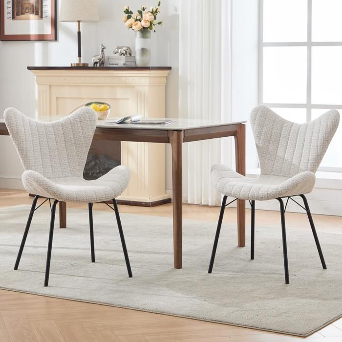 Ya-Home Chaise de Salle à Manger en Chenille Lot de 2, Chaise de Cuisine Moderne avec Dossier Pieds en Métal pour Salon Café, Vert - Maison Ya-Home Chaise de Salle à Manger en Chenille Lot de 2, Chaise de Cuisine Moderne avec Dossier Pieds en Métal pour Salon Café, Vert - Maison