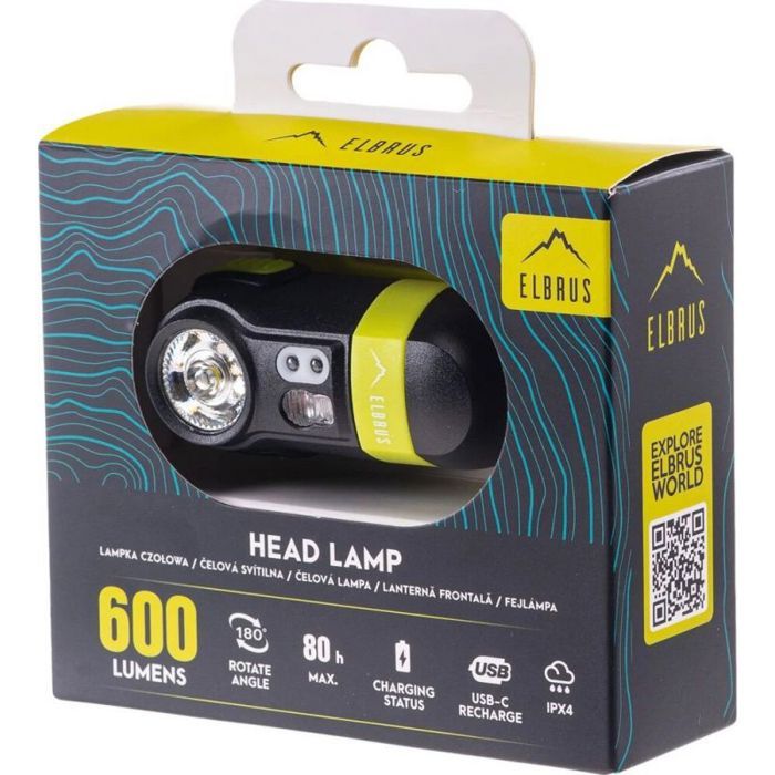 Lampe frontale multisport Elbrus Lampe frontale puissante Nova Light 600 lampe de survie militaire et technique
