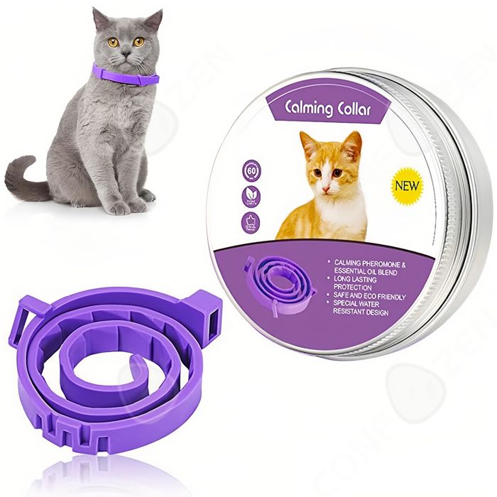 Meilleurs prix pour Collier Anti Puces 39cm Taille Collier apaisant pour chat Convient à la plupart des chats Collier apaisant Formule à base de