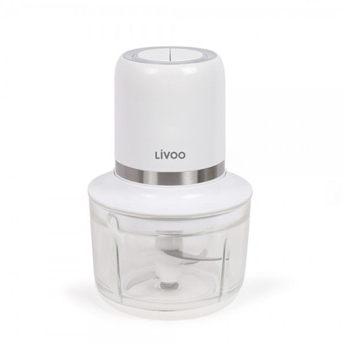 Hachoir électrique sans fil Livoo 200 W 12 L Blanc - Livoo