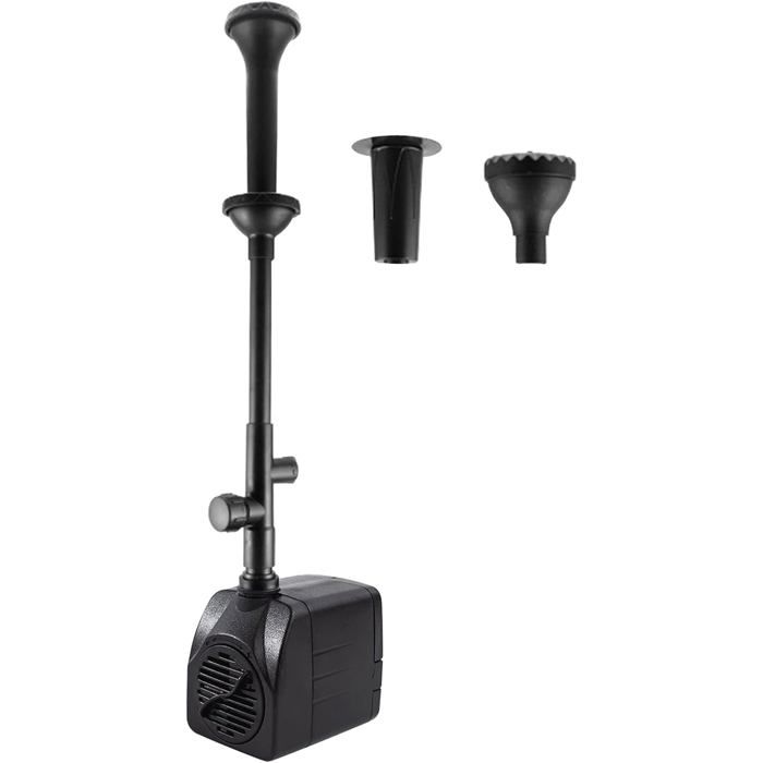Pompe Bassin 2000L/H 25W 220V Submersible Fontaine Filtre LED Écologique Silencieuse Jardin