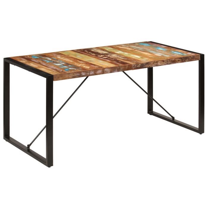 BEWI®Table à manger - Table de comptoir - Pour restaurant - 160x80x75cm Bois de récupération massif &Promo419140