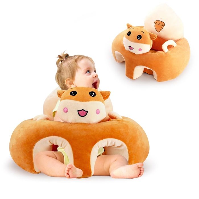 Canapé de soutien pour bébé siège dapprentissage de la position assise avec dossier et protection de la tête