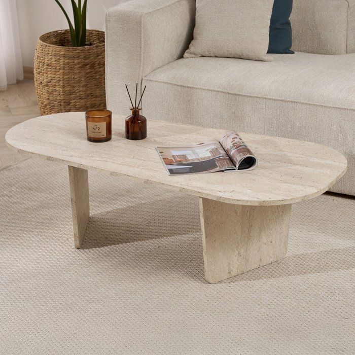 Table basse Dozza Dmora en bois noble effet marbre blanc 130x65x40h cm Table basse Dozza Dmora en bois noble effet marbre blanc 130x65x40h cm
