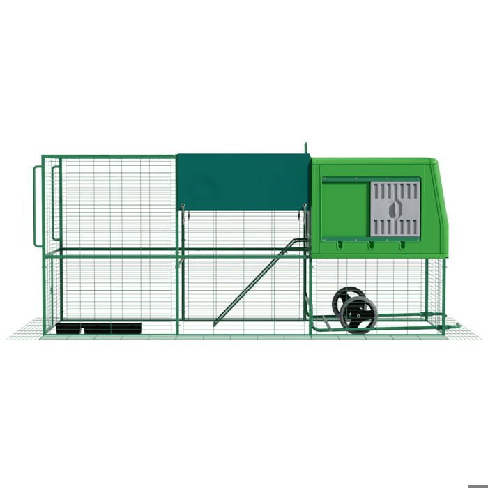 Meilleurs prix pour Poulailler Plastique Mobile Avec Grand Parc 6 À 9 Poules The Egg Palace - Gaun
