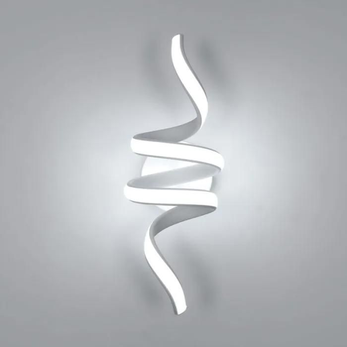Applique Murale LED 24W Luminaire Mural Intérieure Blanc pour Salon Chambre Couloir 6500K Lumière Blanche Froide 1 PCS LUSTRE