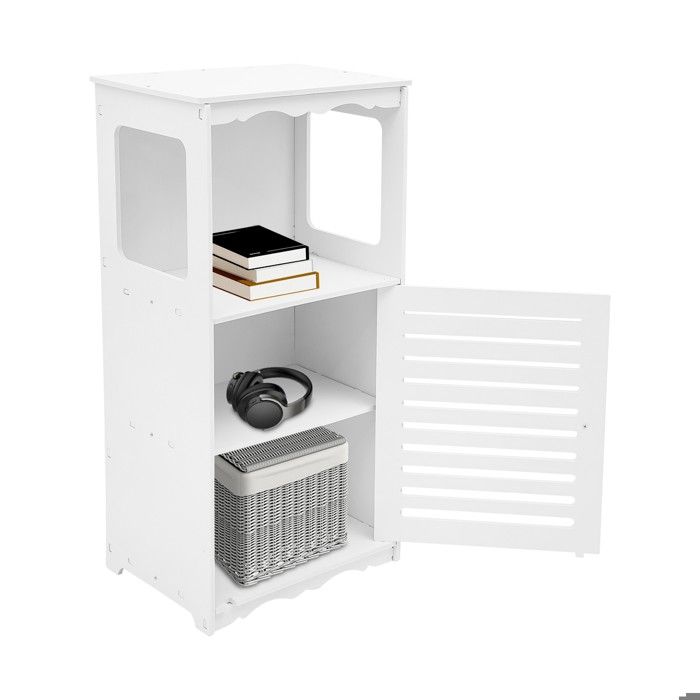 Armoire de salle de bain avec 3 tiroirs commode armoire de rangement convient pour la salle de bain le salon