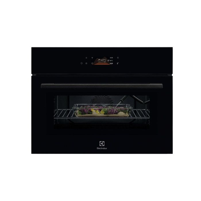 Four encastrable compact - ELECTROLUX - LVL8E09Z - Micro-ondes + convection - Écran tactile EXCite - Noir