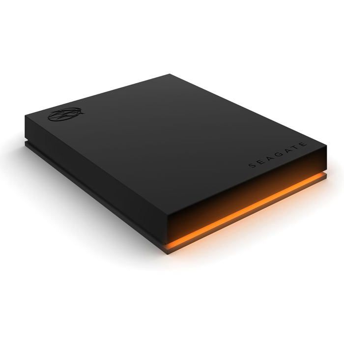 Seagate FireCuda Gaming 2To Disque Dur Externe HDD Portable USB-C USB 3.2 LED RGB Stockage Gaming Service Rescue 3 Ans