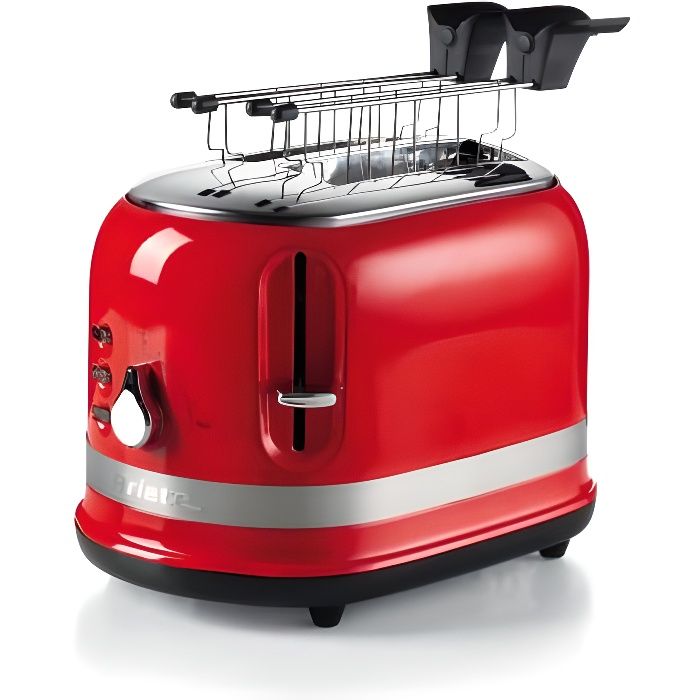 Ariete Grille-pain à 2 tranches Moderna 815W Rouge
