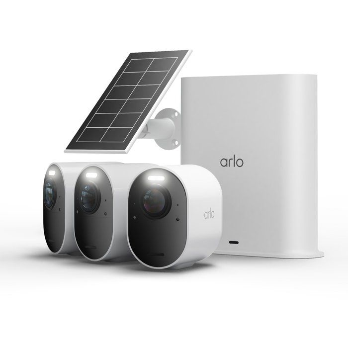 Caméra de surveillance - Arlo - Ultra 3 Kit de 3 caméras + 1 panneau solaire