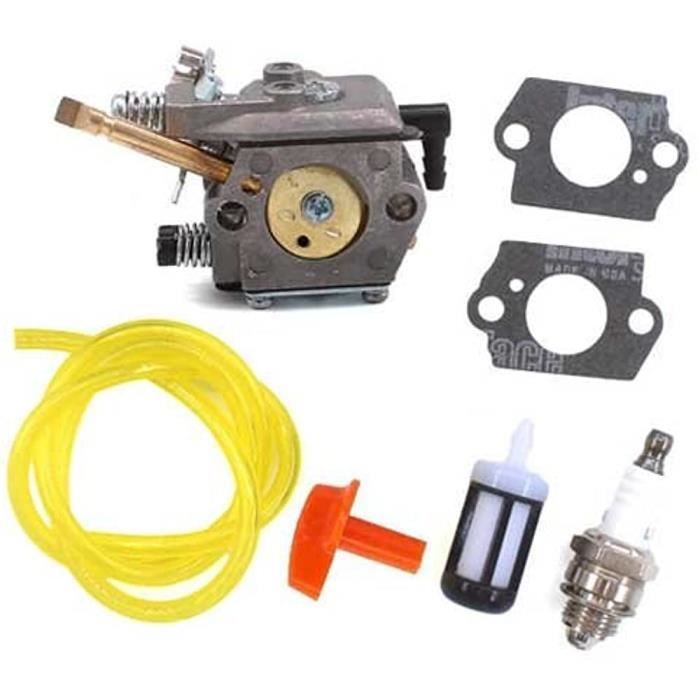 Kit Carburateur Pour Souffleuse Husqvarna 125B, 125BX, 125BVX - Inclut Joints, Filtre à Air, Bougie, Tuyaux - Zama C1Q-W37