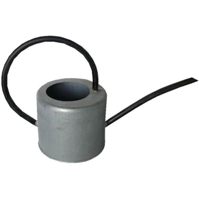 Arrosoir Métallique 6,5L En Acier Galvanisé Bleu - Bec Amovible, Poignée Pivotante - Anti-Rouille Pour Jardin Intérieur/Extérieur
