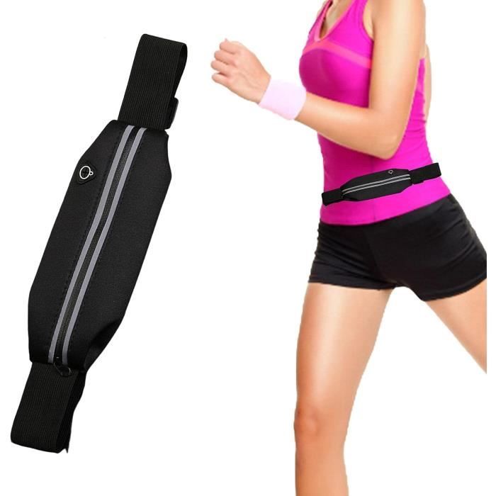Ceinture De Running étanche Avec Poche - Réfléchissante, Légère, Pour Sport Et Voyage