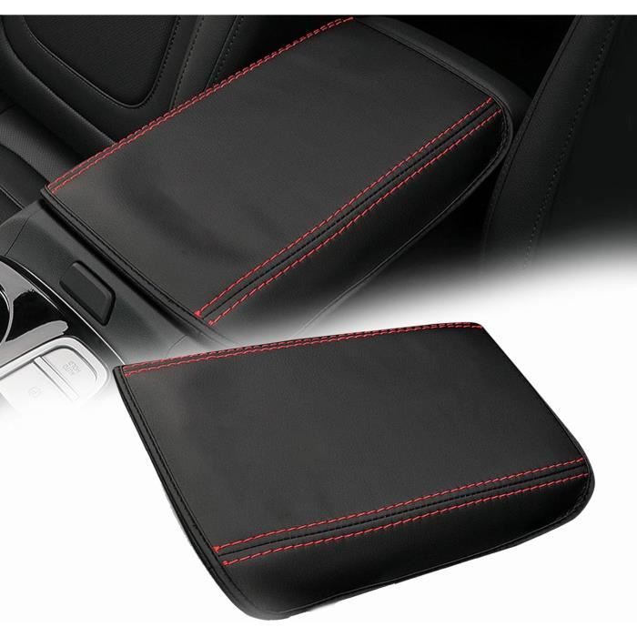 Housse D'Accoudoir Pour Hyundai Tucson NX4 (2025-2026+) - Simili Cuir Suédé Noir, Protection Et Style