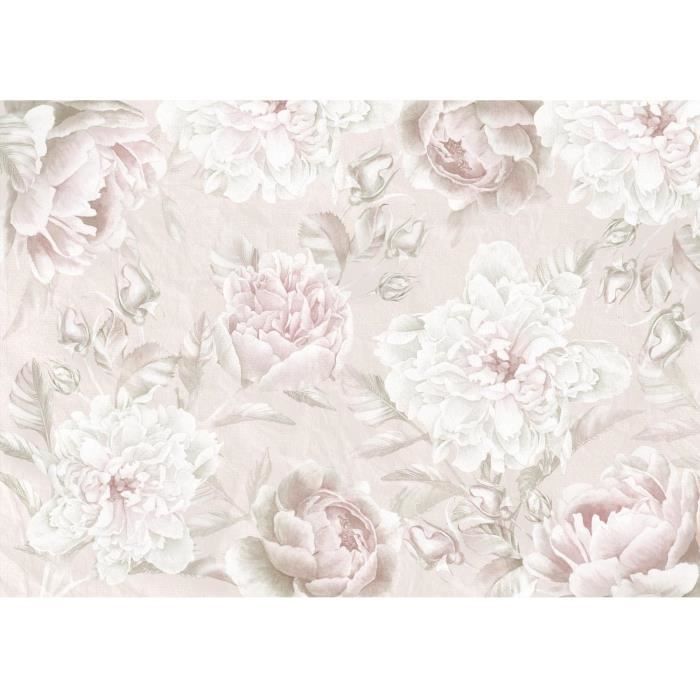 Tapisserie Murale Bouquet De Pivoines - Textile Multicolore (dominante Rouge) - Neuf - Fabrication Russe